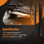 Set of 2 Non-Slip Aluminum Running Boards for Acura MDX (2022–2026)