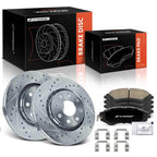 Front Drilled Brake Rotor & Pad for Chevy Aveo Aveo5 Pontiac (2004–2011)
