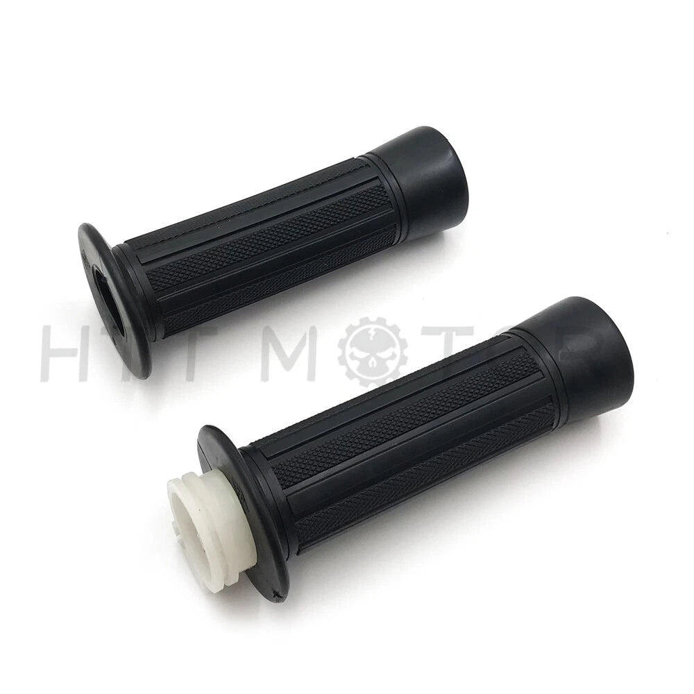 2X 7/8" Rubber Handlebar Hand Grips for Motorcycle Cafe Racer (US)