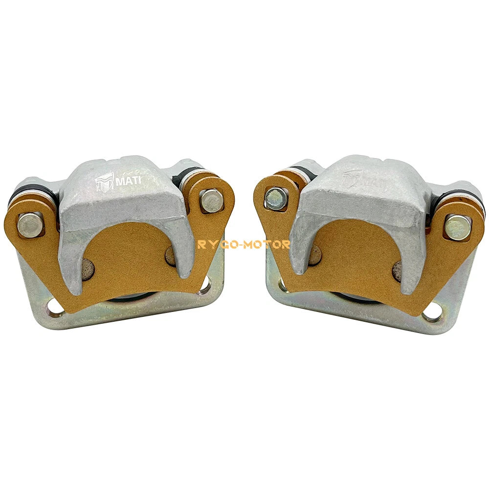 Rear Brake Calipers & Pads for Polaris Ranger 500 570 800 900 (2009–2019)