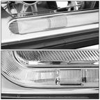 LED DRL Tube Chrome Amber Signal Headlights for Chevy Impala (2000–2005)