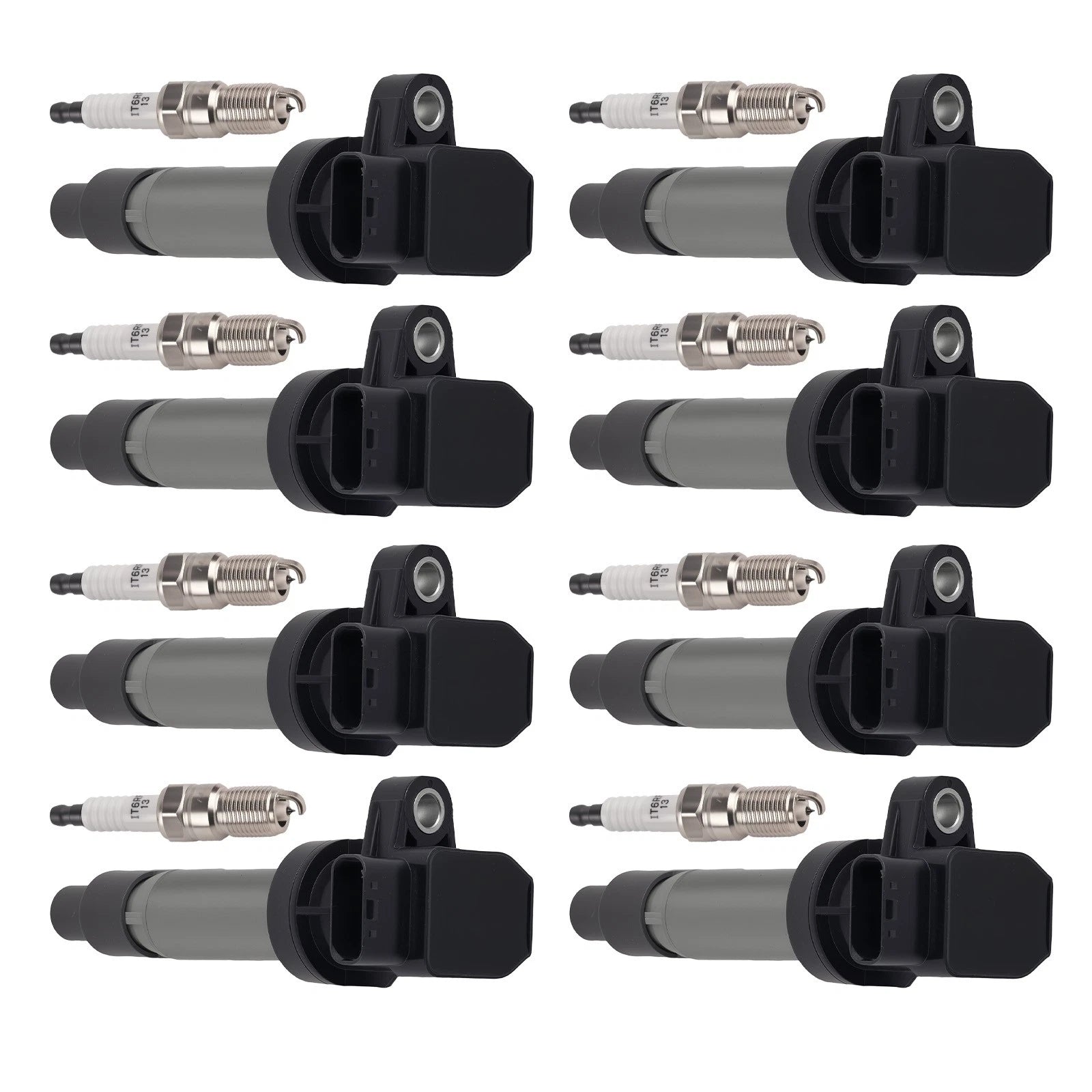 8x Ignition Coil and Spark Plug Kit for Cadillac XLR 4.6L V8 (2007–2009)