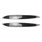 Headlight Eyebrow Eyelid Cover Trim Carbon Fiber for VW Golf MK4 (1997–2005)