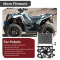 Aluminum Radiator and Fan Shroud Assembly for Polaris Sportsman 550 (2009–2014)