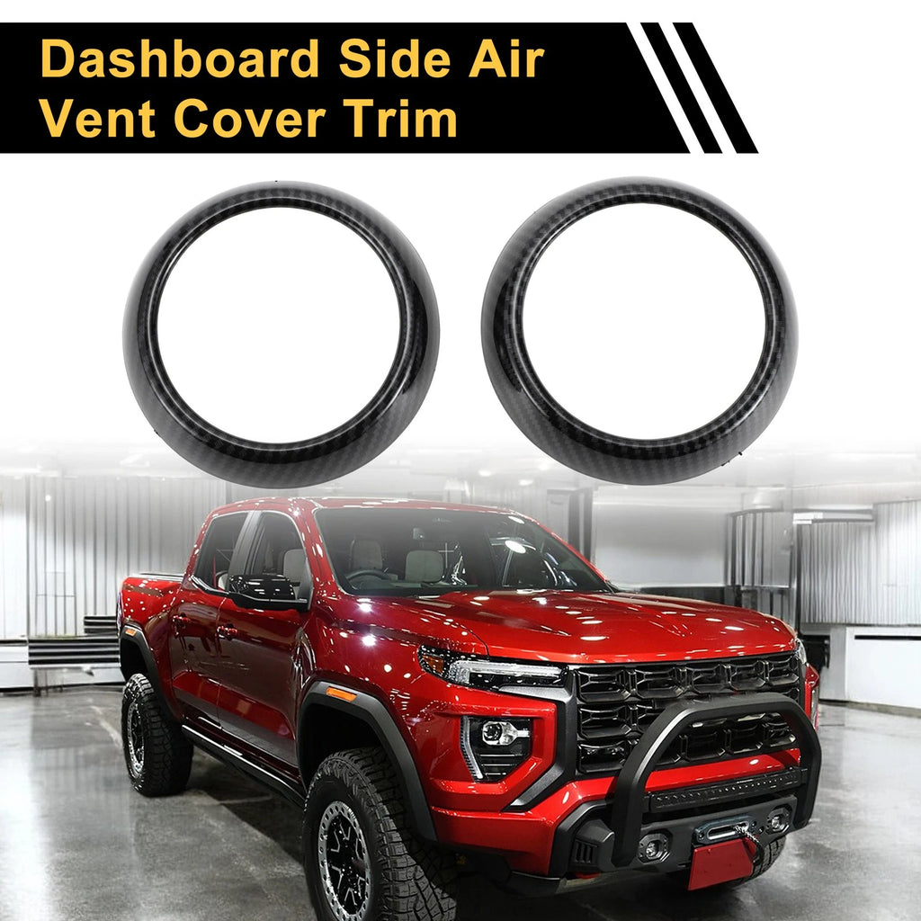 Air Vent AC Outlet Cover Trim for Chevy Colorado (2023–2024) Carbon Fiber