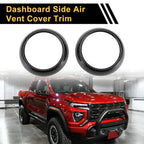 Air Vent AC Outlet Cover Trim for Chevy Colorado (2023–2024) Carbon Fiber