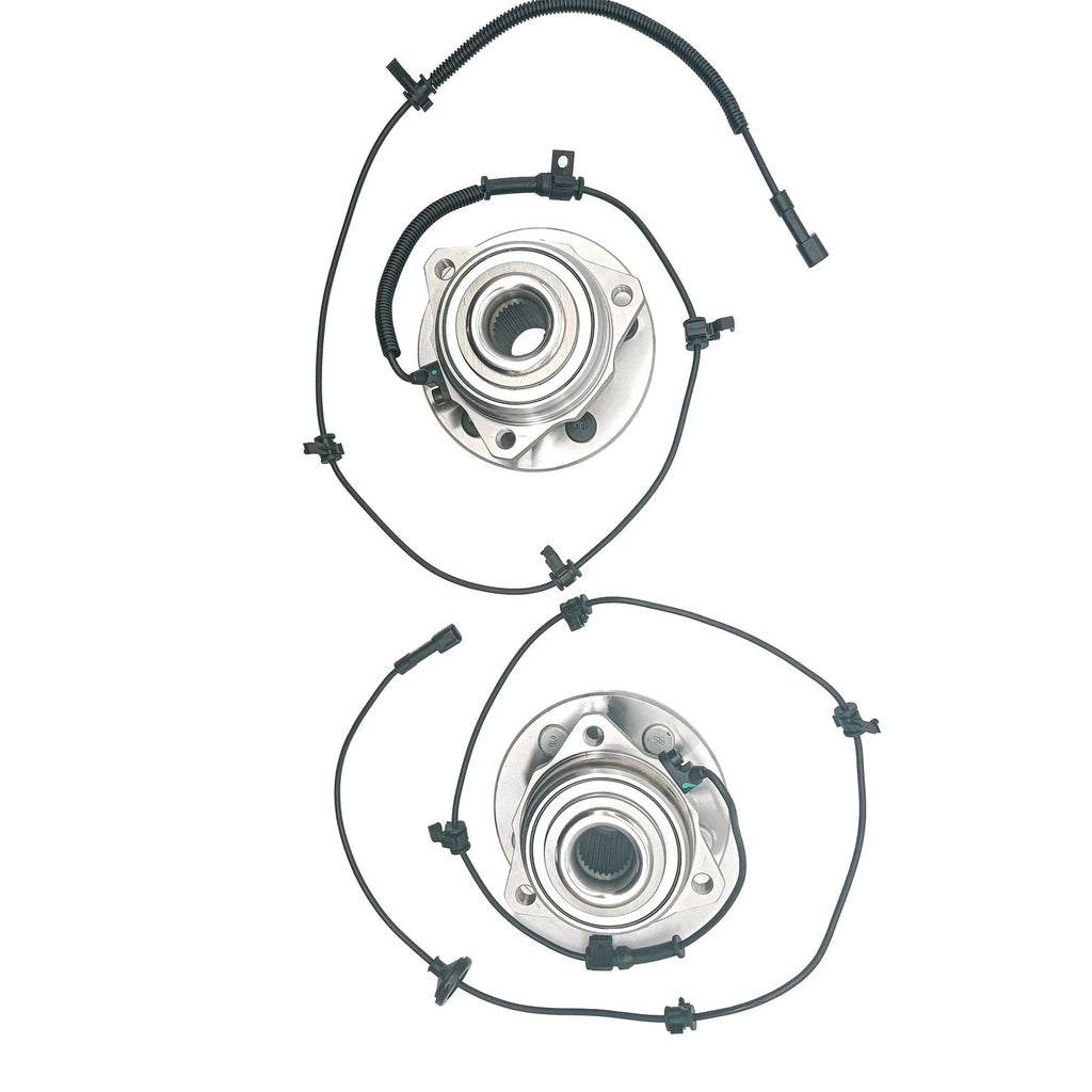 2X Front Wheel Hub Bearing Assembly 513176 513177 for Jeep Liberty (2002–2007) w/ABS