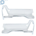 Set of 2 Rear Bumper End Caps Chrome for Ford F-250 F-350 F-450 (2023–2025)