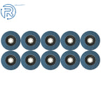 Set of 10 Sanding Disks for Wheel Angle Grinder (125mm, Grit 40)
