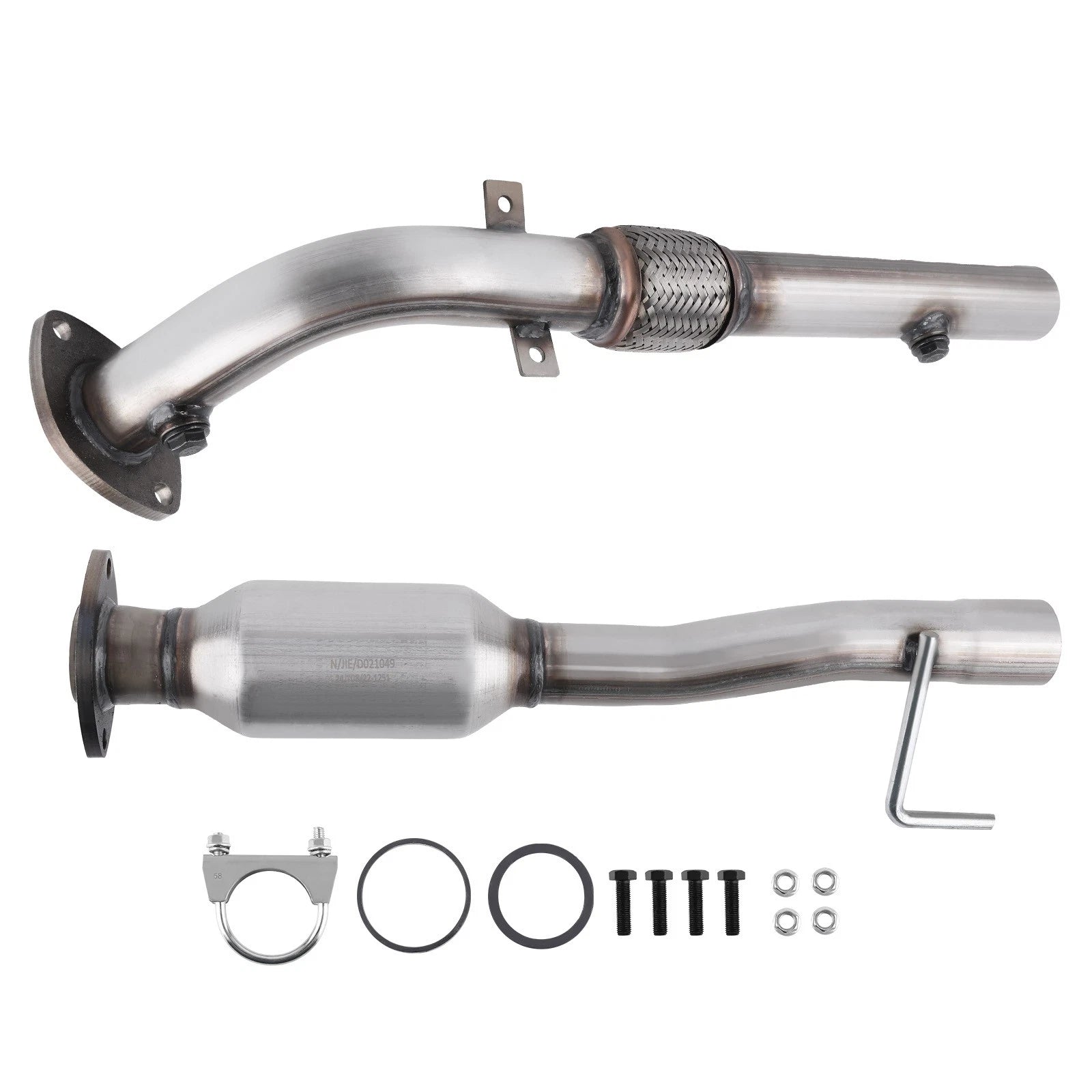 Catalytic Converter Flex Pipe for Toyota Camry, Solara (2007–2011) 2.4L