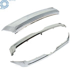 Set of 3 Chrome Grille Trim for Ford Edge (2011–2014)
