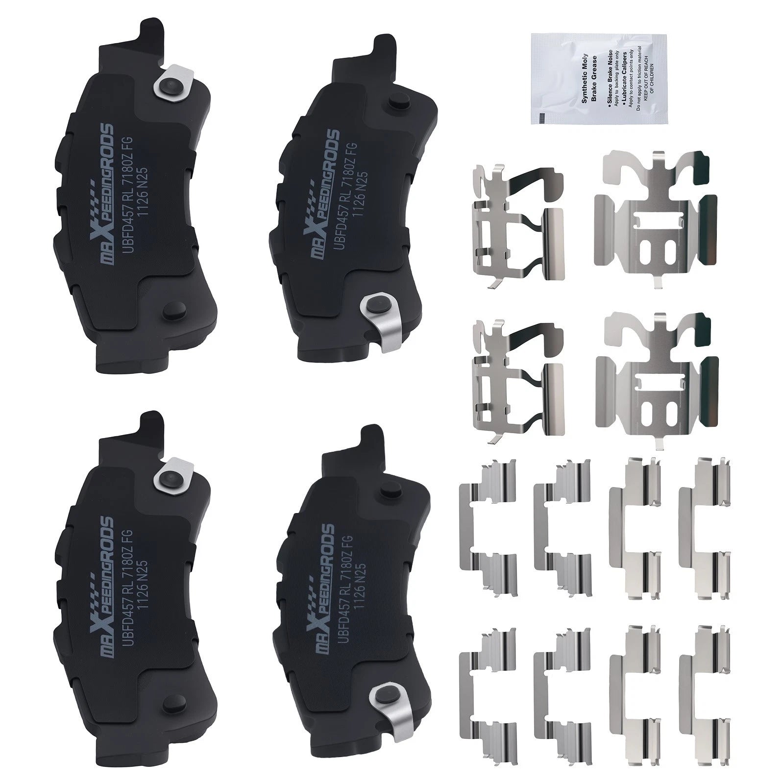 Rear Ceramic Brake Pads Kit for Chevrolet Tahoe/Suburban 1500 (2000–2001)