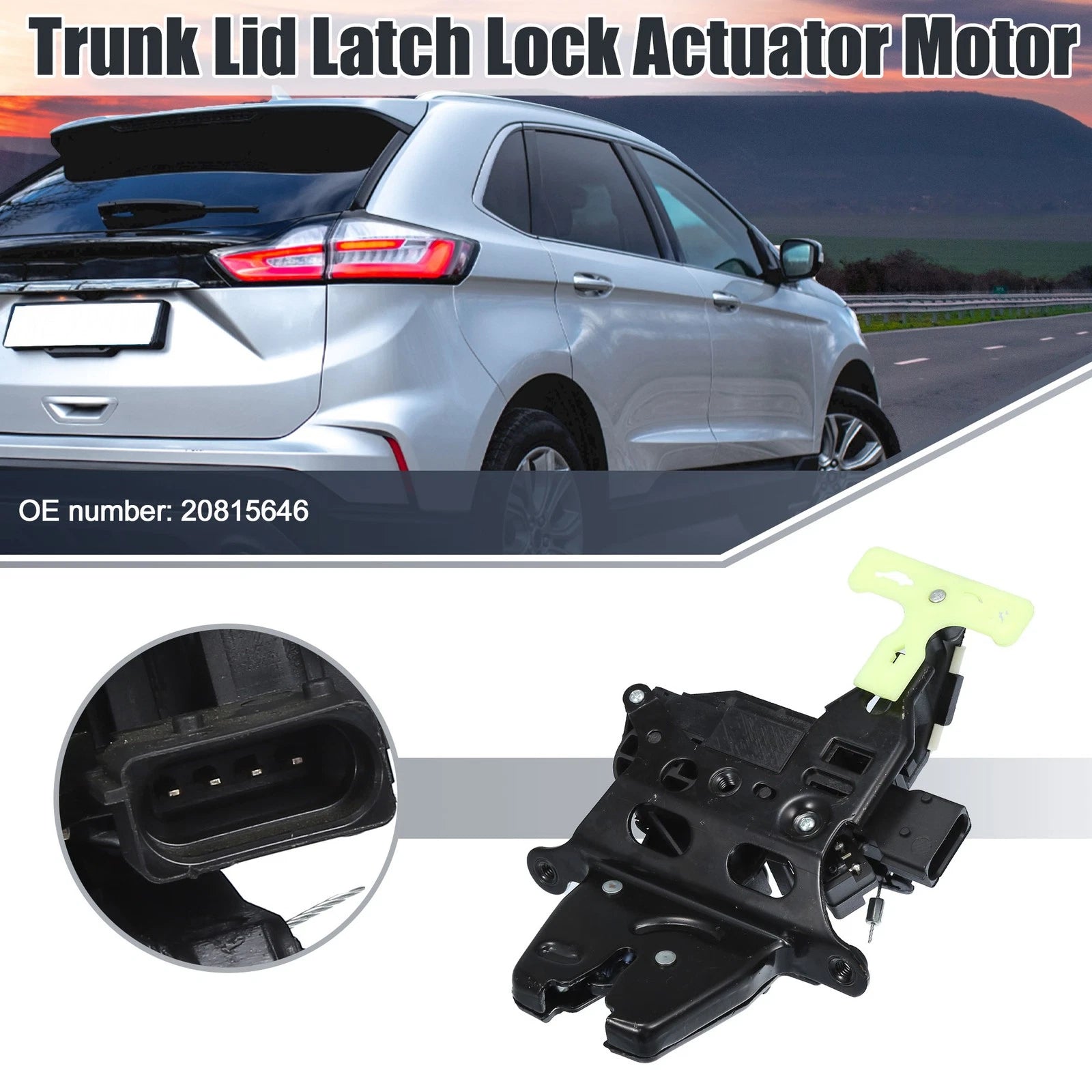 Trunk Lid Latch Lock Actuator Motor for Chevrolet Malibu (2005–2010) No.20815646