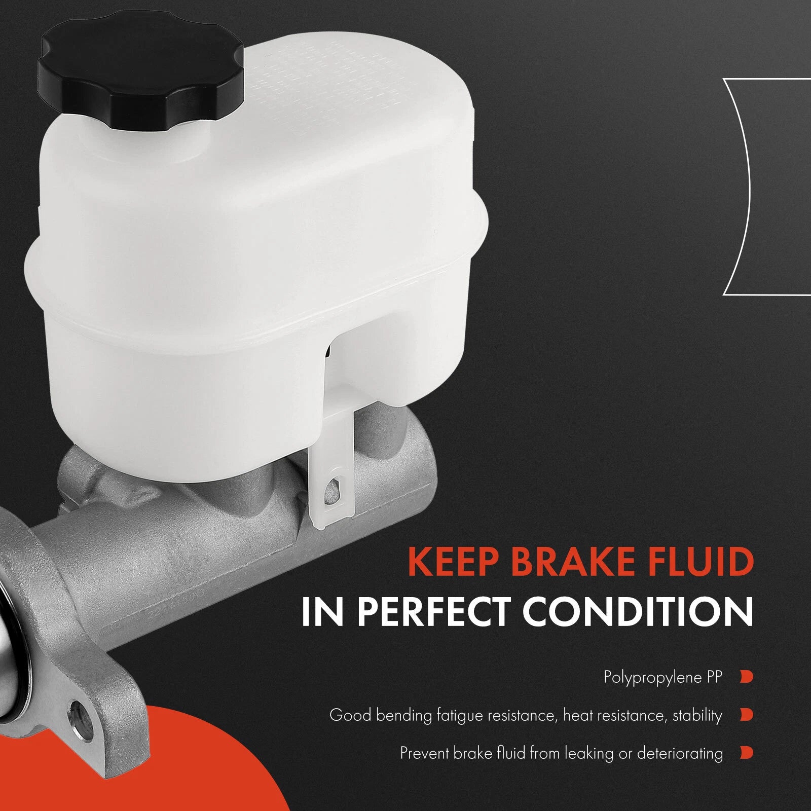 Brake Master Cylinder with Reservoir for Chevy Silverado 1500 (2009â2014)