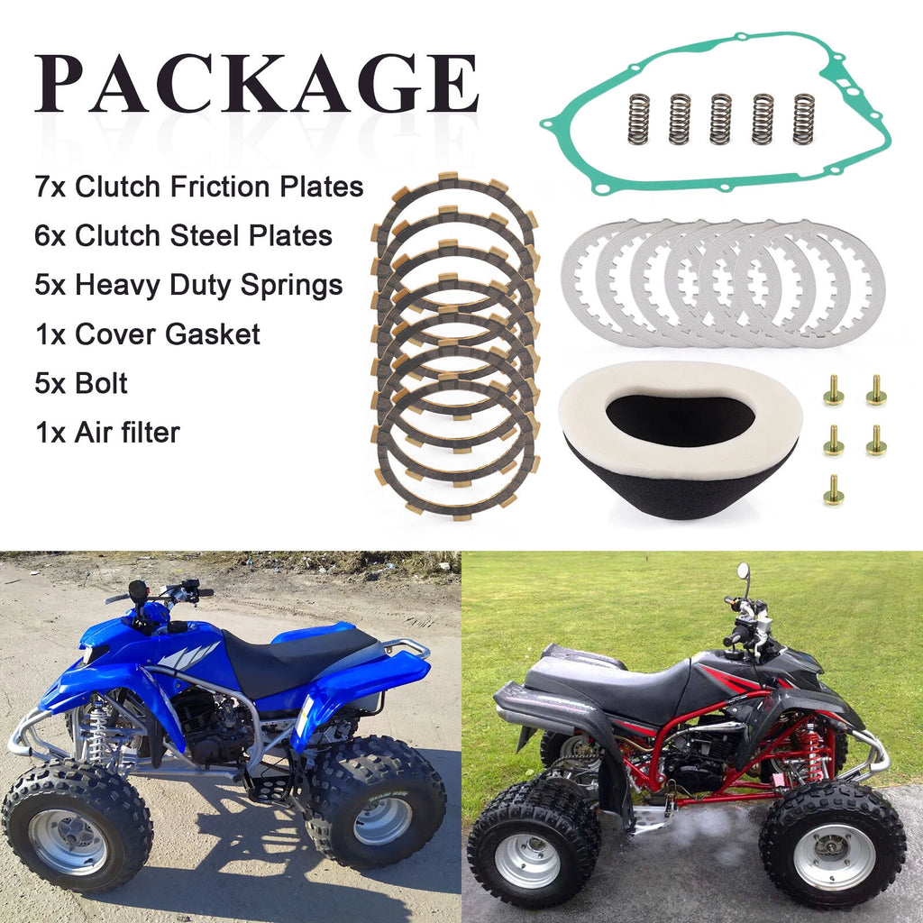 Clutch Kit with Heavy Duty Springs & Gasket for Yamaha Blaster YFS200 (1988–2006)