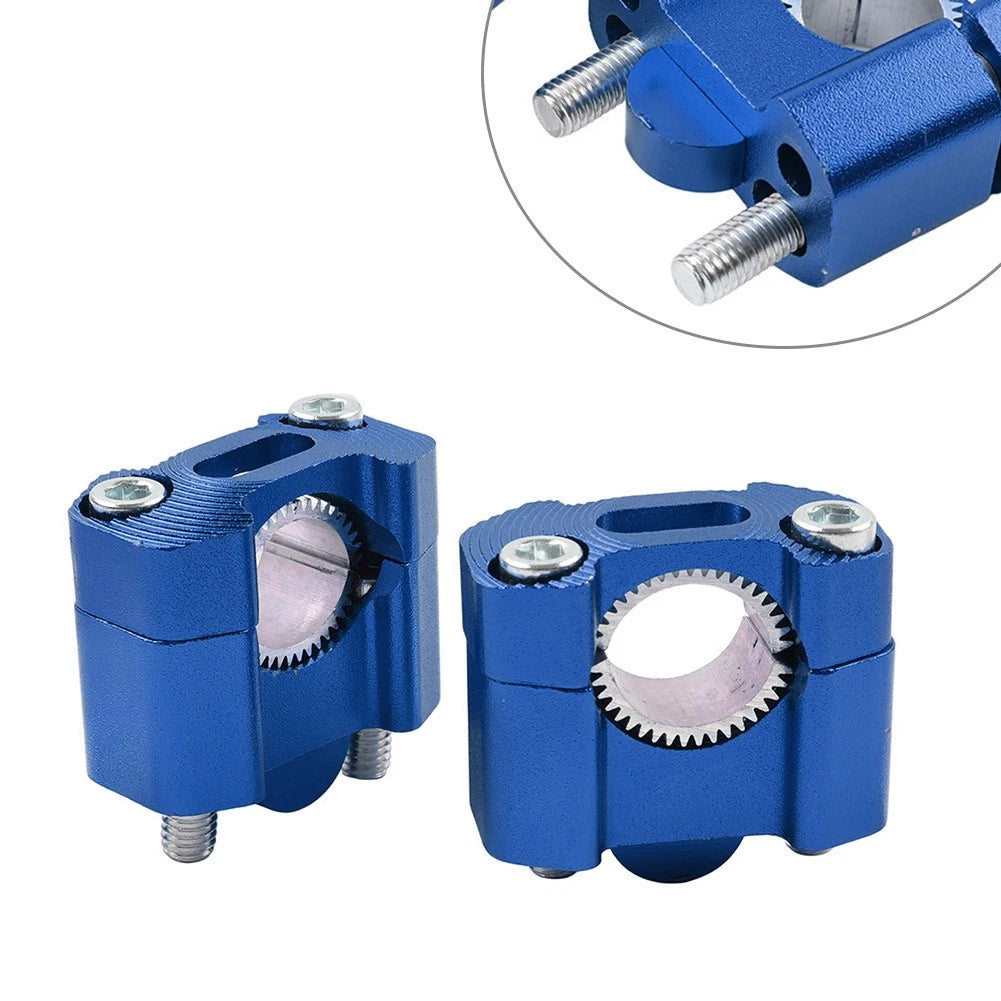 Handlebar Mount Clamps Risers Adaptor 7/8 to 1-1/8 for Dirt Pit Bike ATV