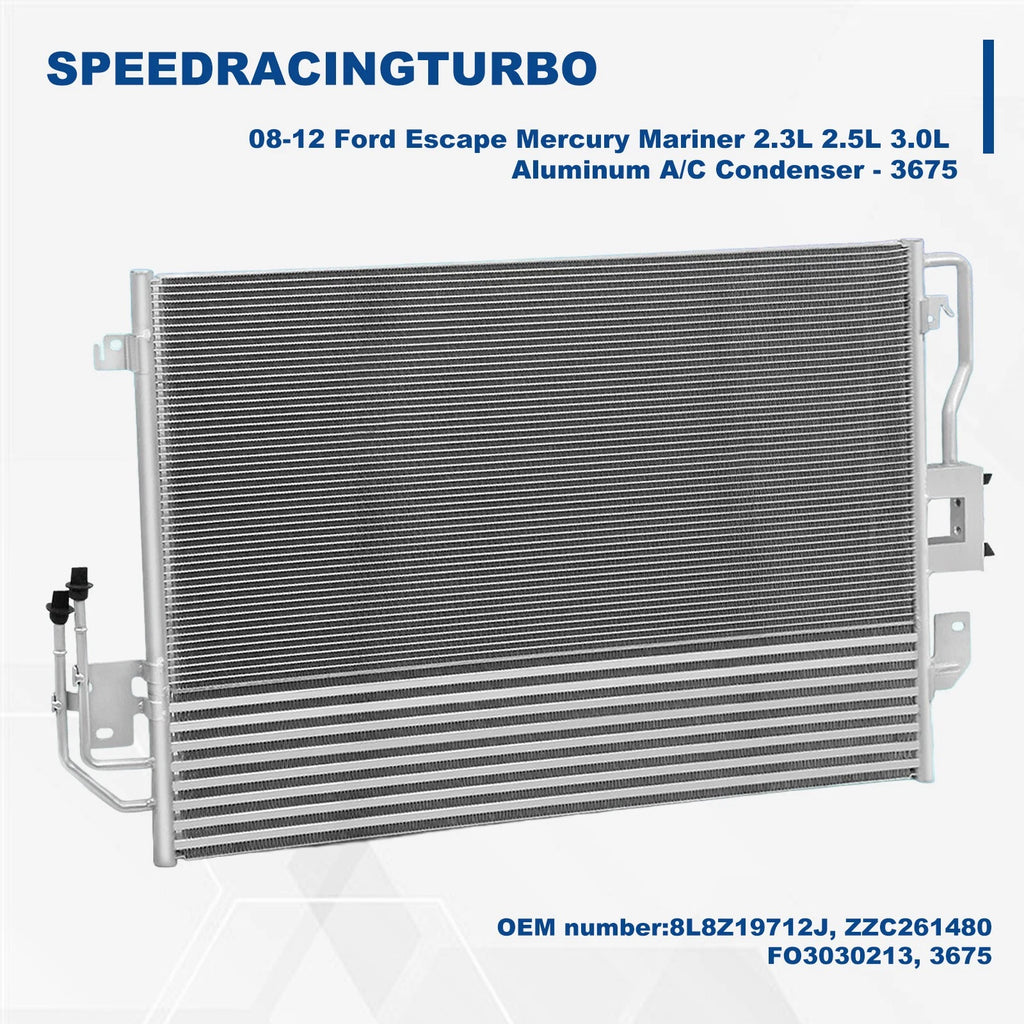 A/C Condenser for Ford Escape, Mariner (2008–2012) 3675