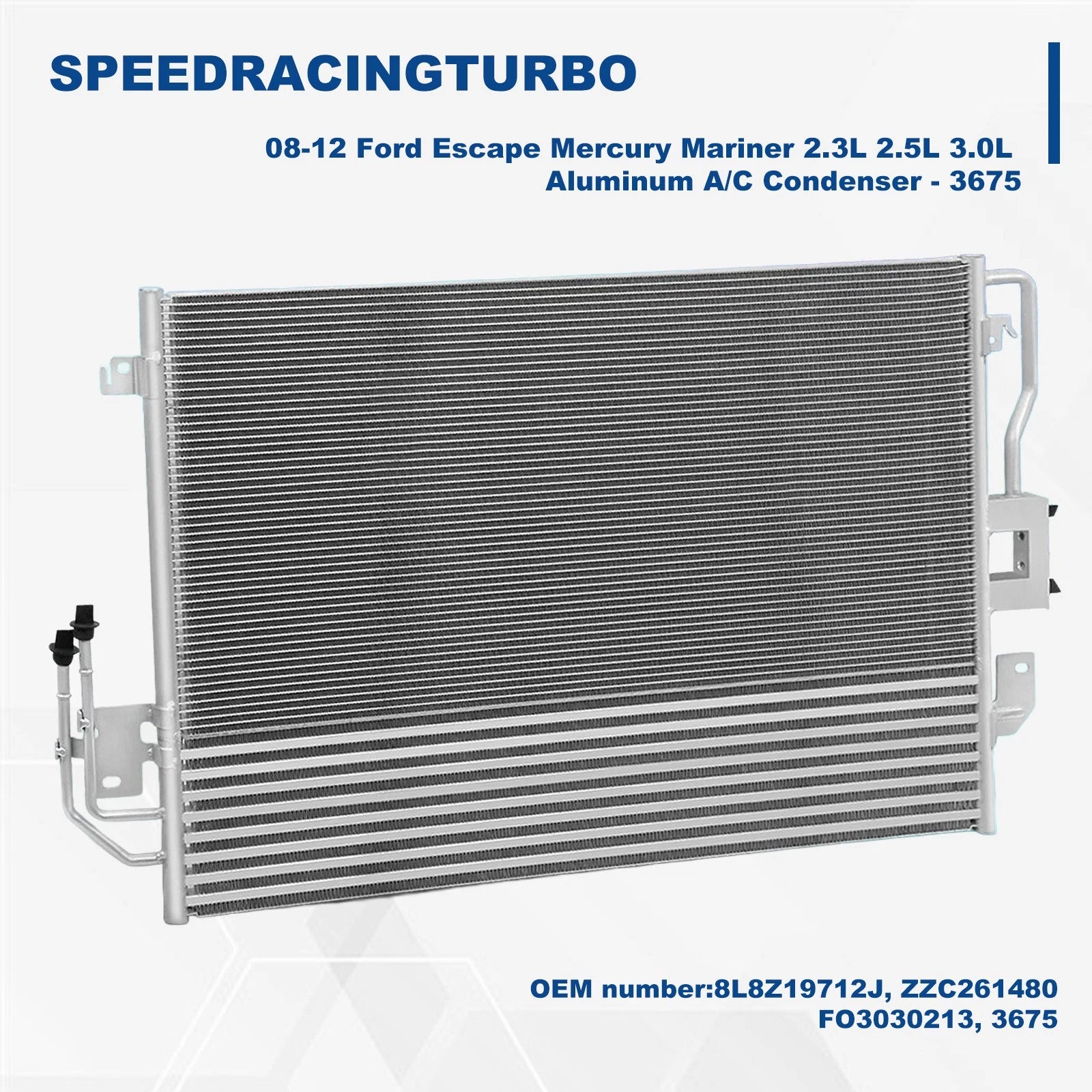 A/C Condenser for Ford Escape, Mariner (2008–2012) 3675