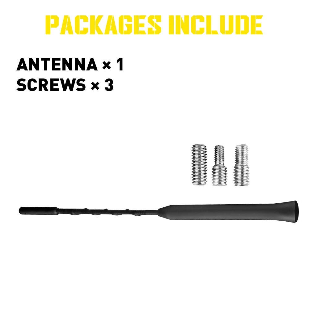 9" Power Antenna Mast for Ford Transit (2015â2025) Black