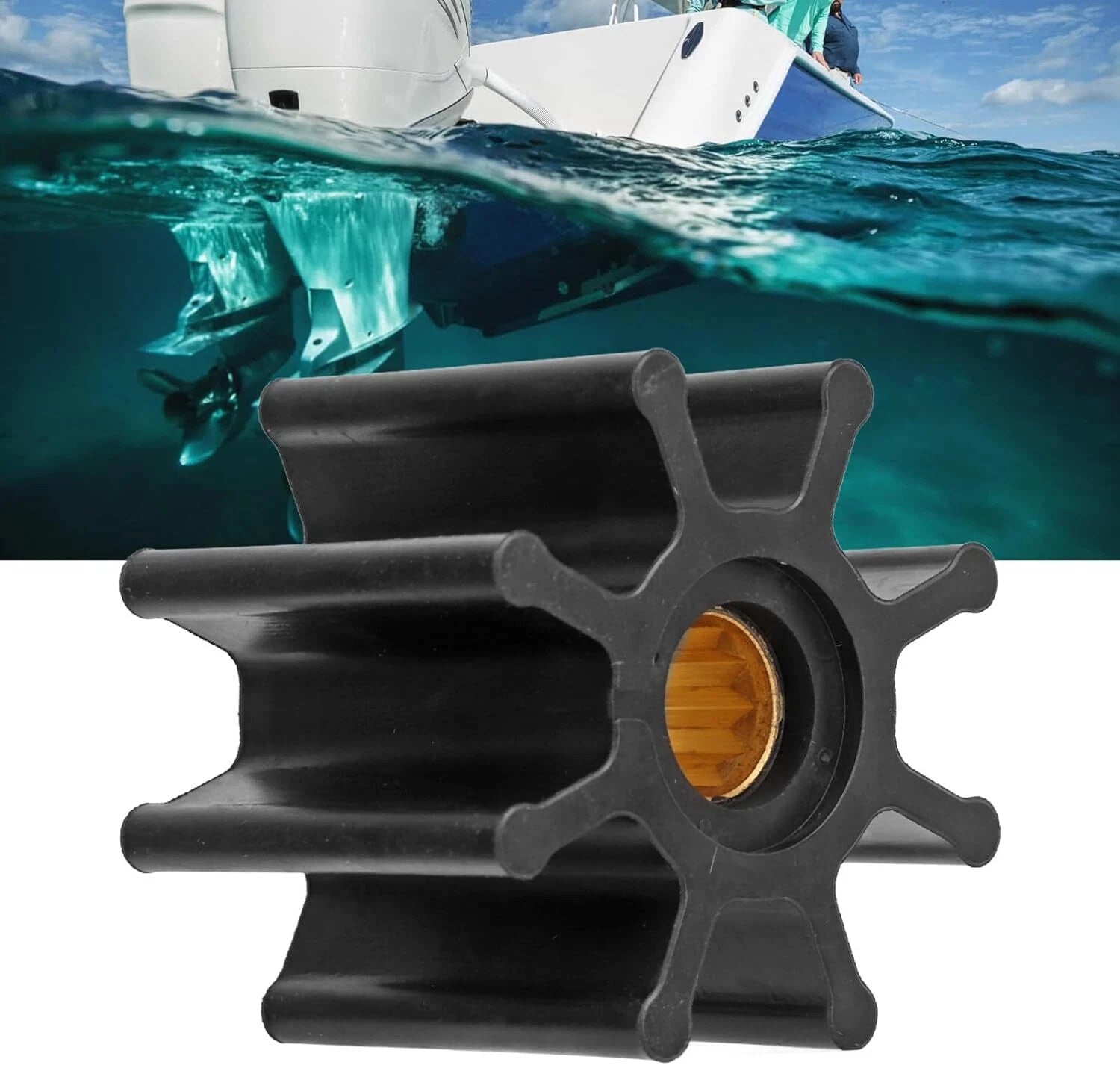 Water Pump Impeller for Ford (UK) 6-cyl. Engine Cooling