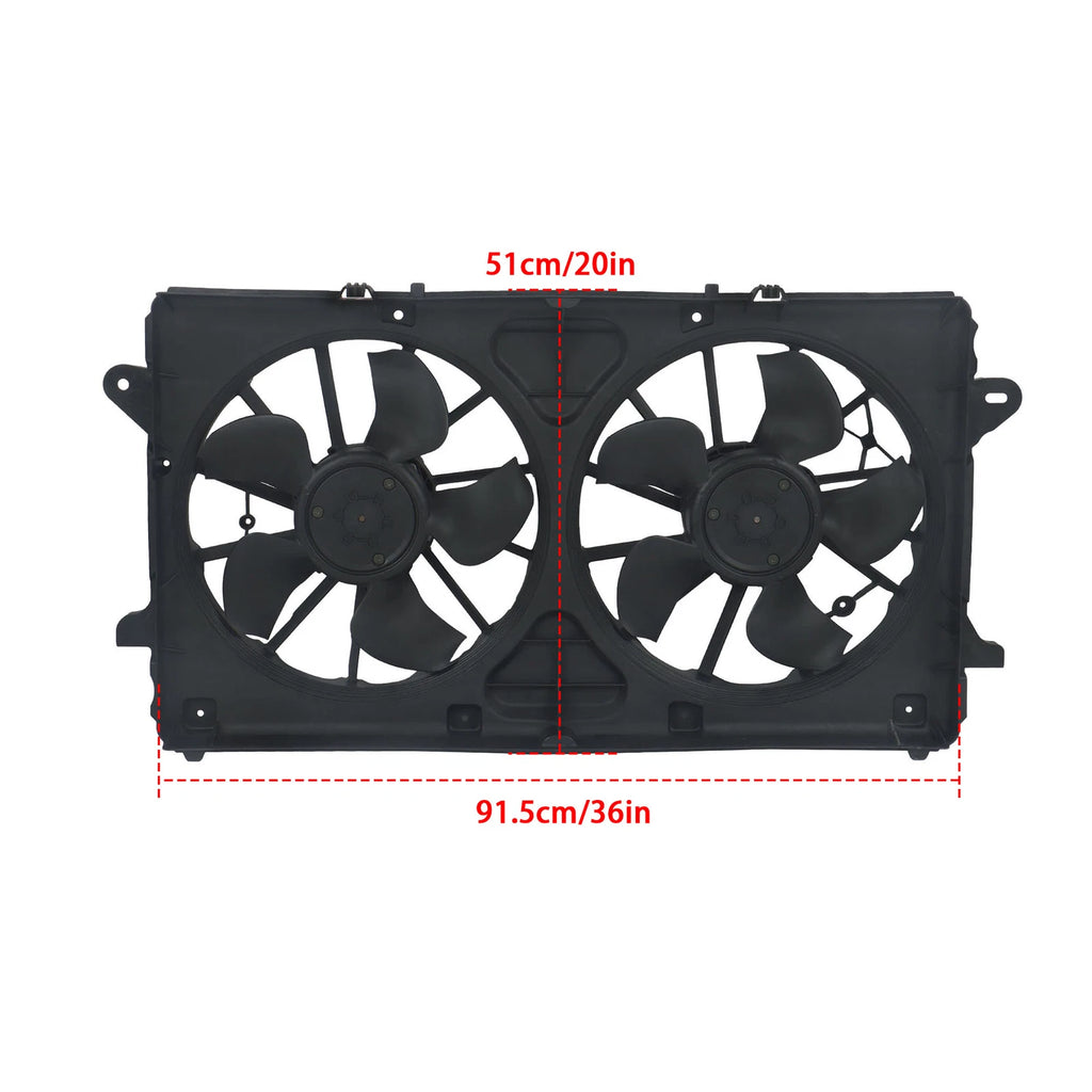 Dual Radiator Cooling Fan Assembly for Chevrolet Silverado 1500 (2020-2021)
