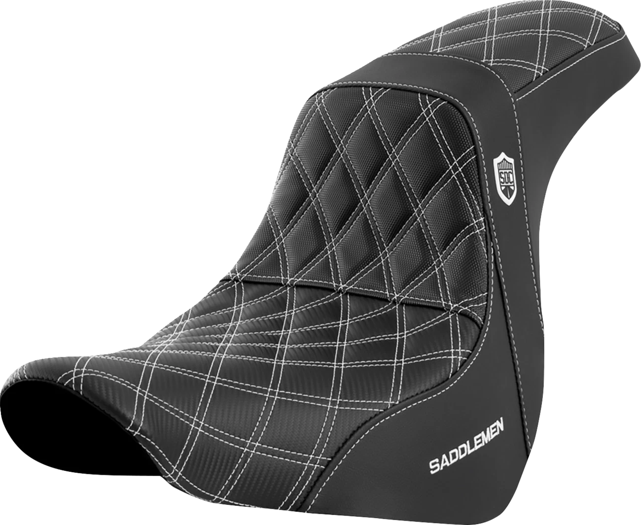 SADDLEMEN Pro Series SDC Performance Seat for Harley FL/FX (w/o Backrest)