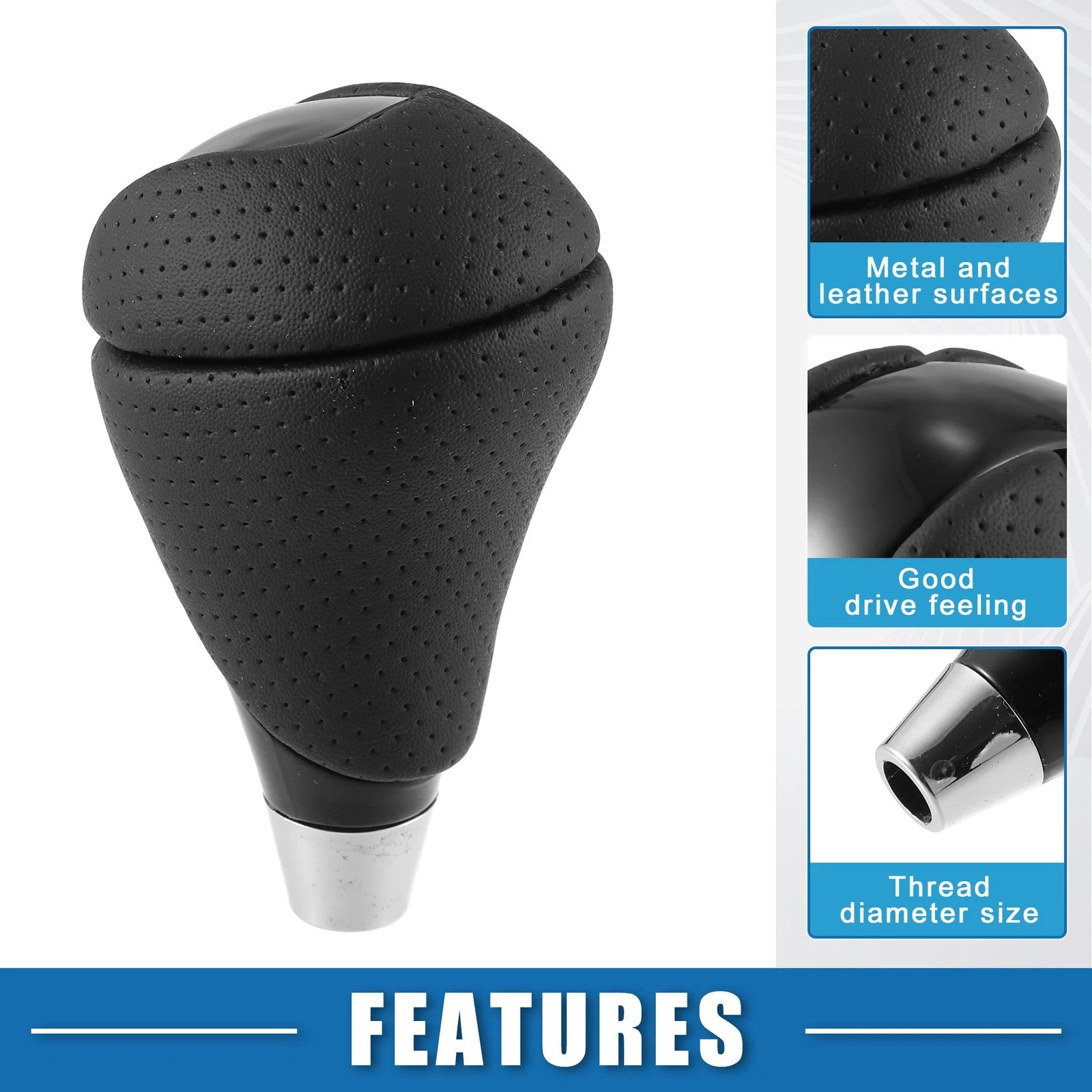 Automatic Gear Shift Knob for Lexus ES300h ES350 GS300 (2013–2021) Black