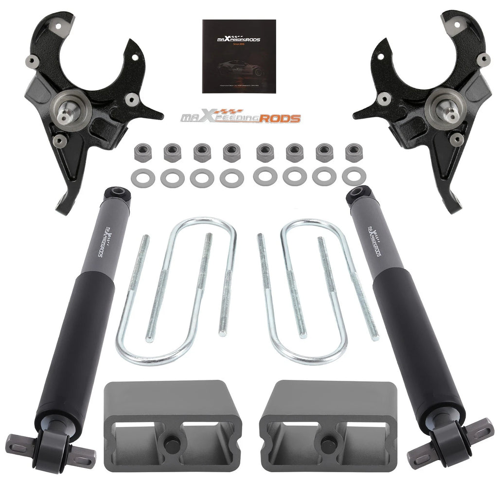 2" Front 4" Rear Drop Suspension Kit for Chevrolet S10 GMC Sonoma (1982–2004)