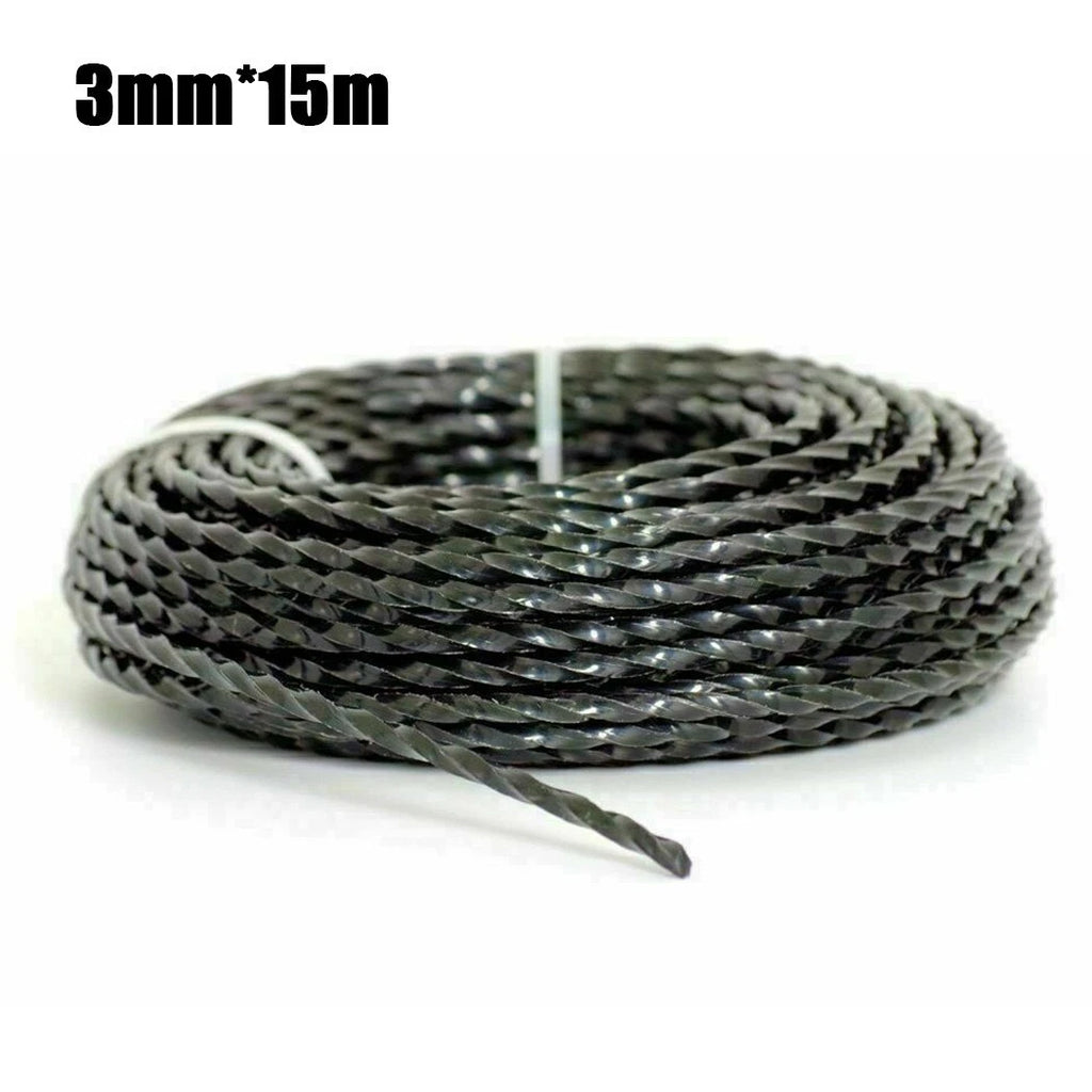 3mm Heavy Duty Nylon Grass Cutting Line 15m