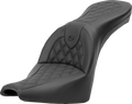 SADDLEMEN Roadsofa Seat for Harley FXBB/FXST (2018–2024) - Lattice Stitch