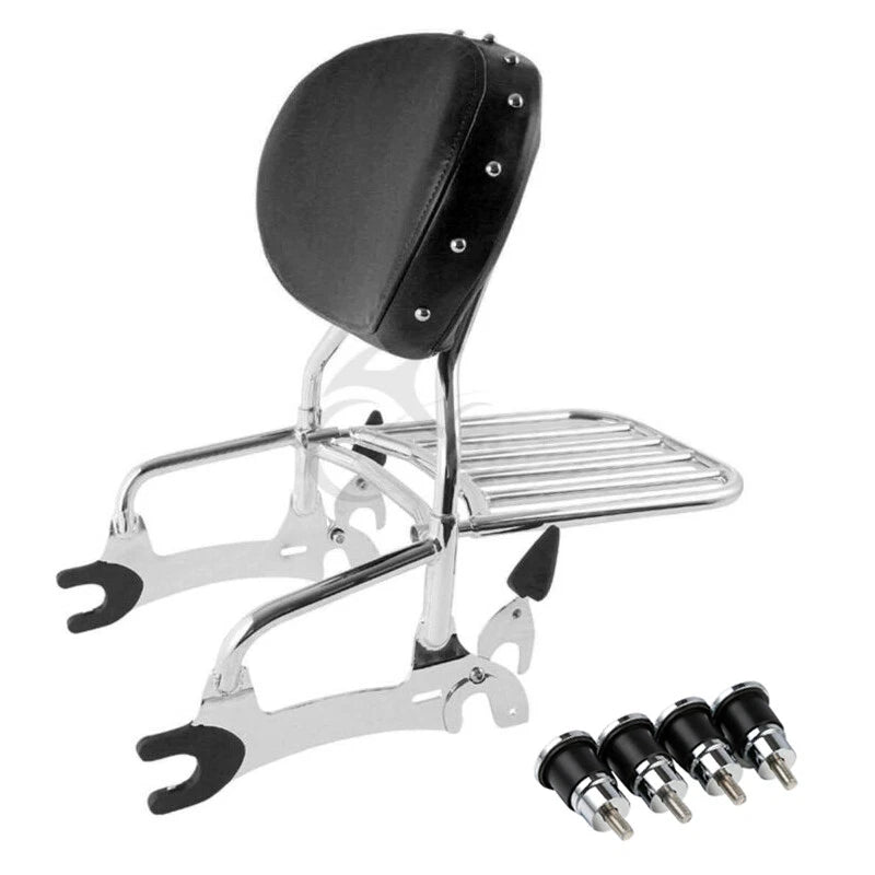 Sissy Bar Backrest Pad Mount Spools for Indian Chieftain Roadmaster (2014–2022)
