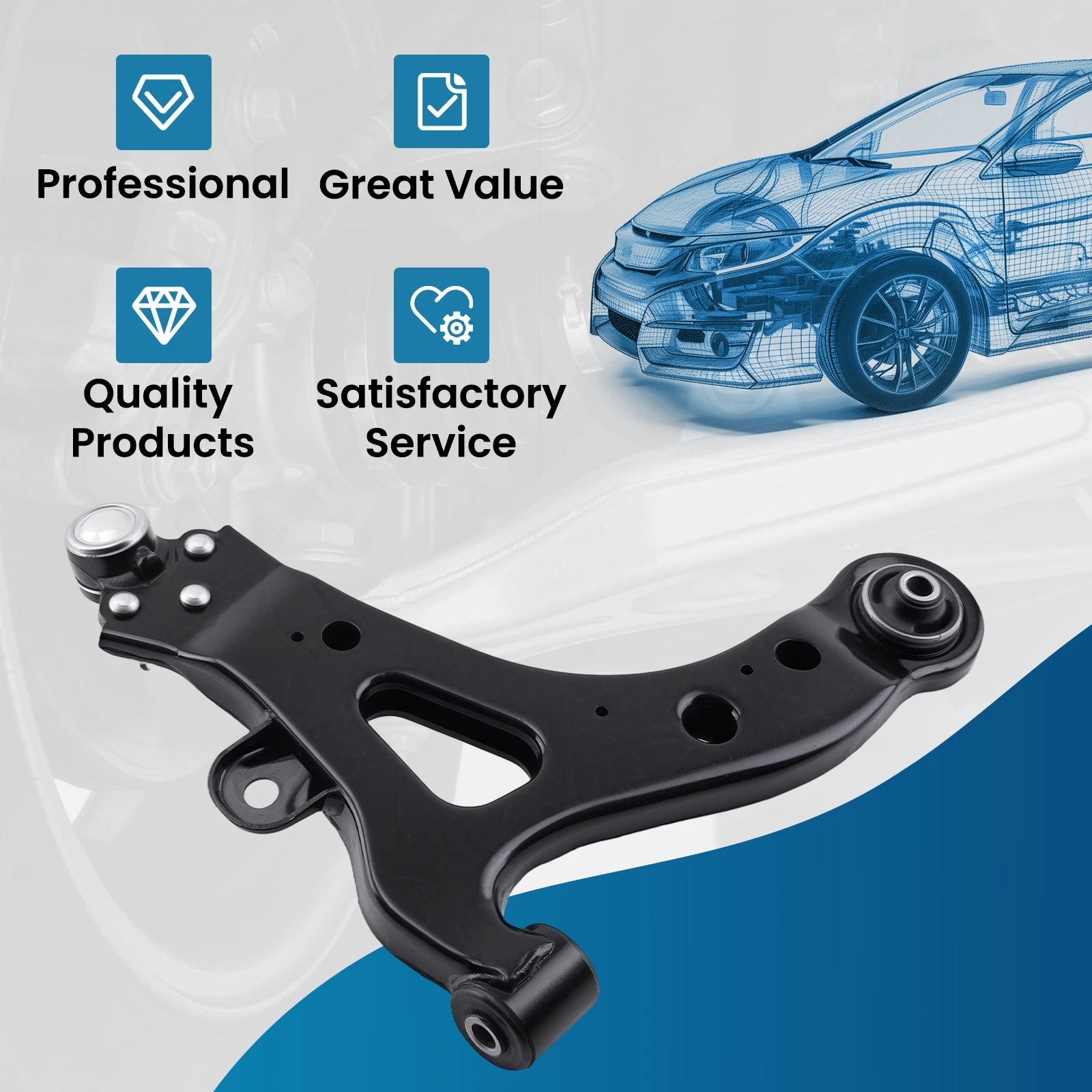 Front Right Lower Control Arm for Chevy Uplander 2005–2009 (FWD)