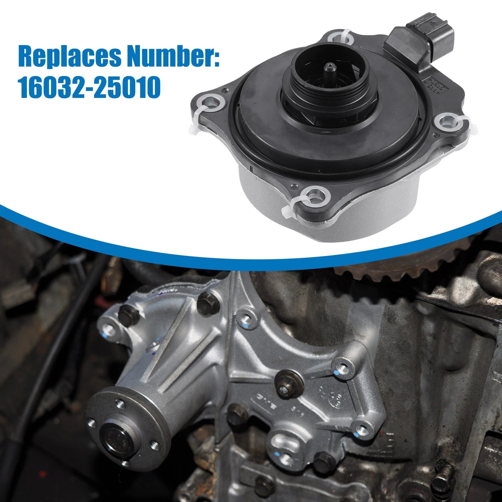 Engine Coolant Water Pump for Toyota Camry RAV4 Avalon 2.5L (2012–2018) 16032-25010