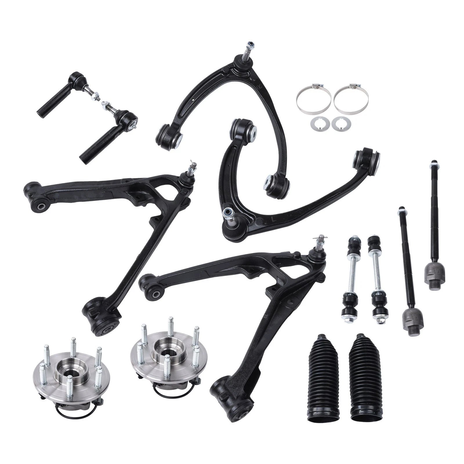 14PC Control Arms & Wheel Hubs for GMC Yukon XL 1500 (2007–2013)