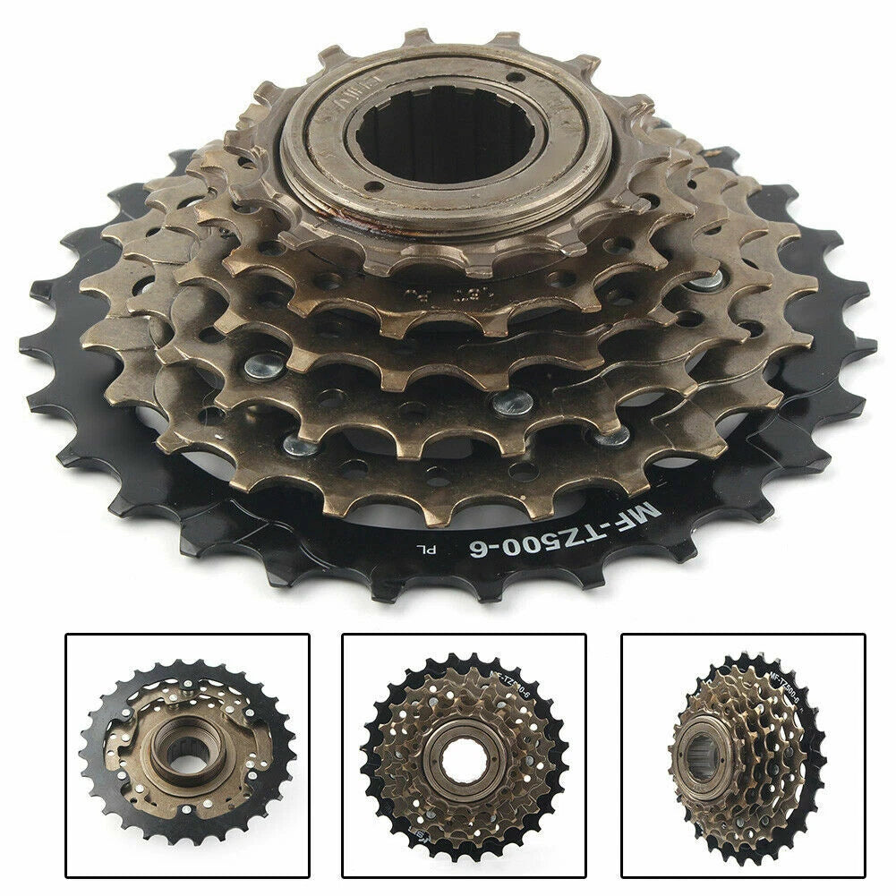 Shimano MF-TZ500 6-Speed Freewheel for Shimano Bikes