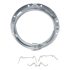 7" Headlamp HID LED Headlight Mounting Ring Bracket for Harley Touring (1994–2013)