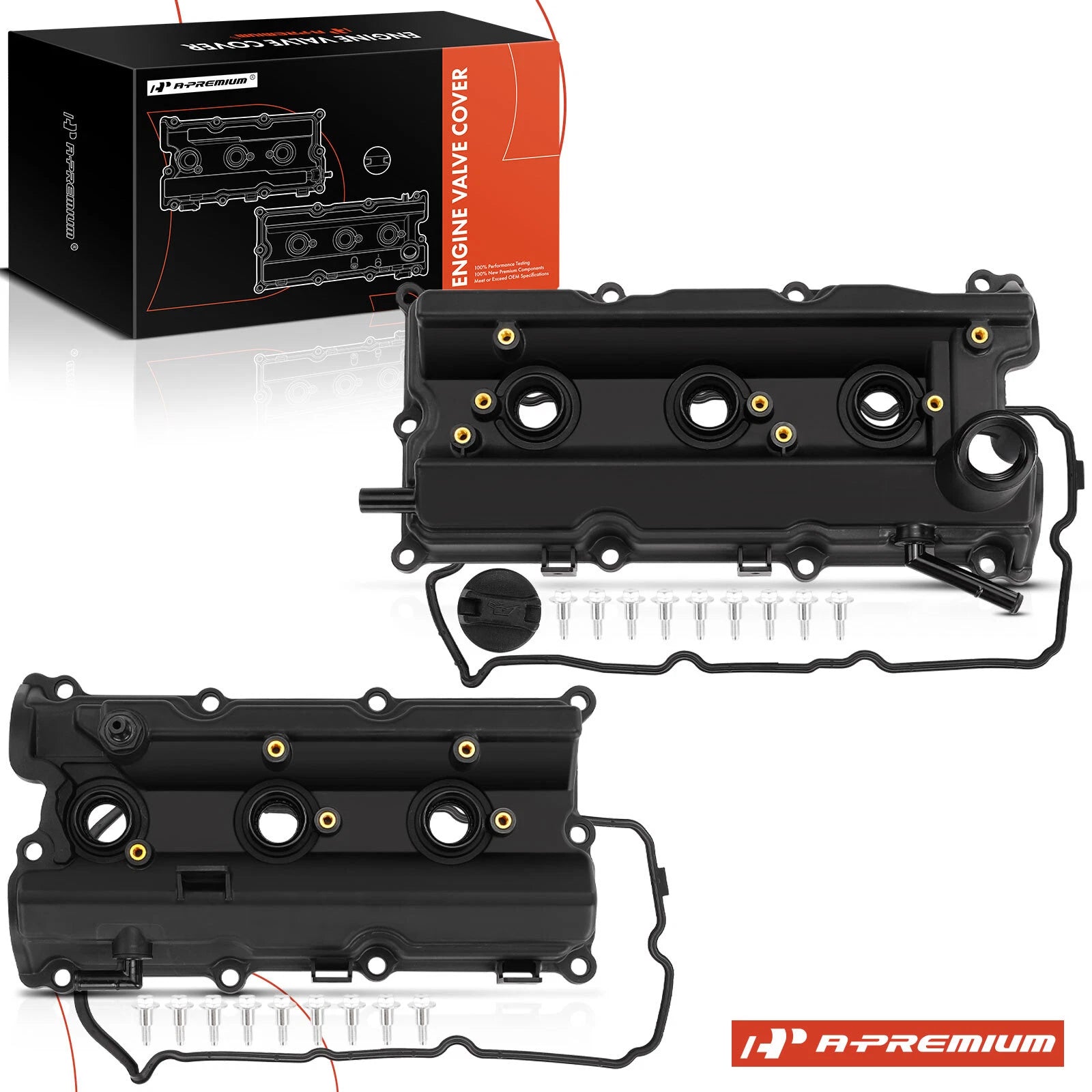 2X Engine Valve Cover for Infiniti FX35 G35 M35 Nissan 350Z (2003–2008)