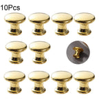 10X Gold Zinc Alloy Cabinet Pull Handles for Furniture (Vintage)