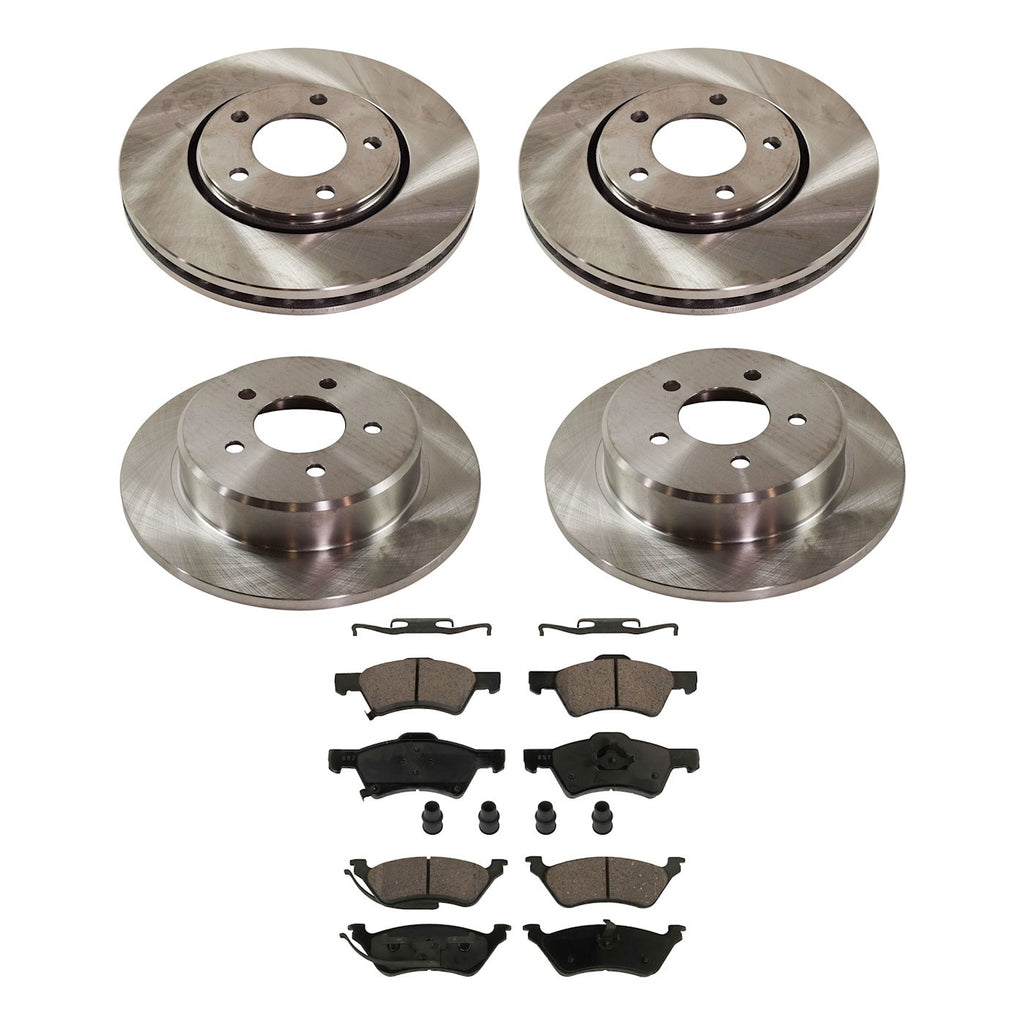 Brake Disc Rotor and Pad for Dodge Grand Caravan, Chrysler Town & Country
