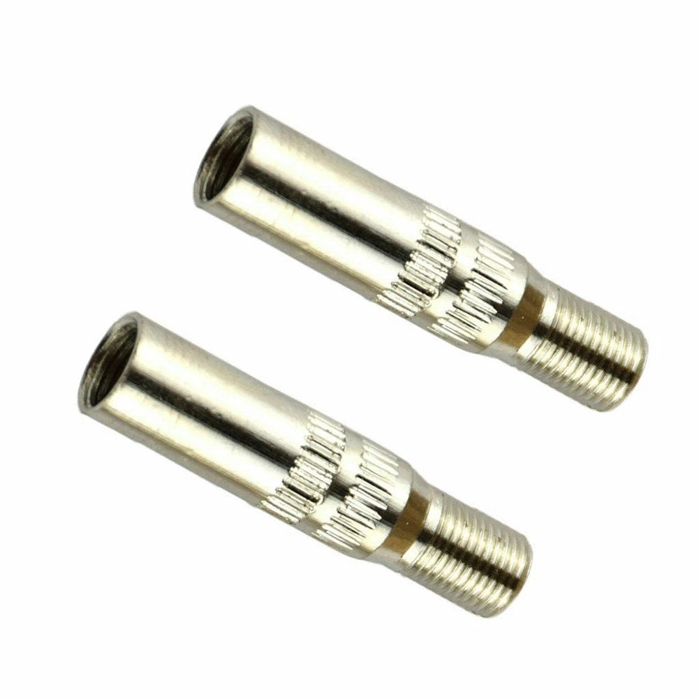 2 Pc Valve Cap Stem Extensions for Chrome-plated Waterproof