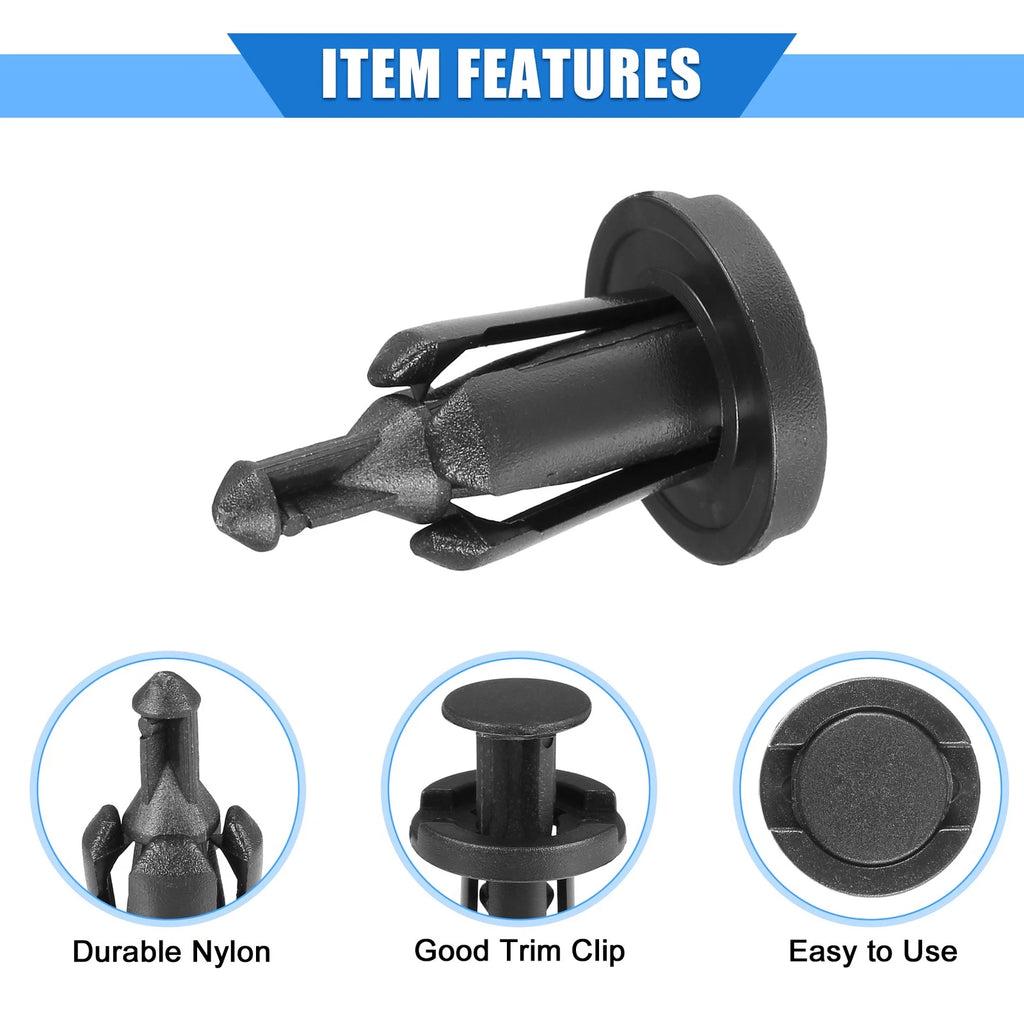 50 Pcs Push Pin Rivet Fastener Clips for Subaru Ascent (2019–2021)