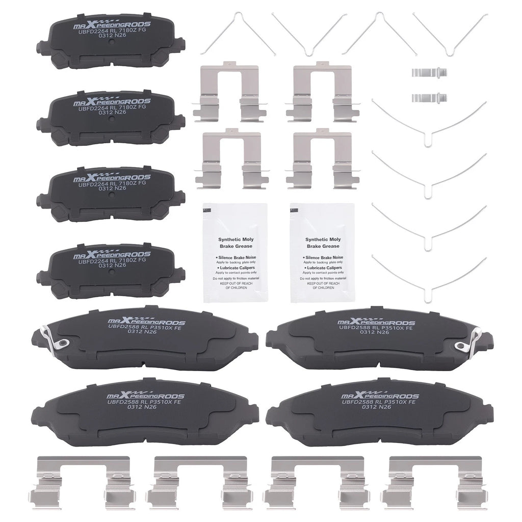 Disc Brake Pads Set for Honda Pilot (2016–2022), Ridgeline (2017–2025)