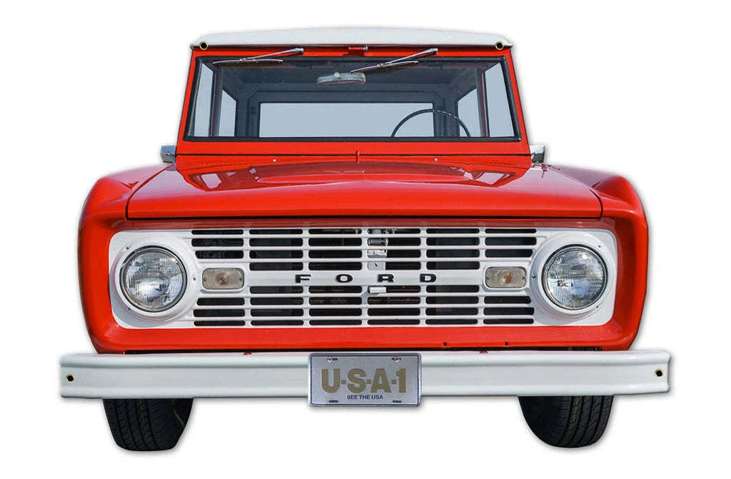 Front Bumper Metal Sign for Ford Bronco (1967–1967)
