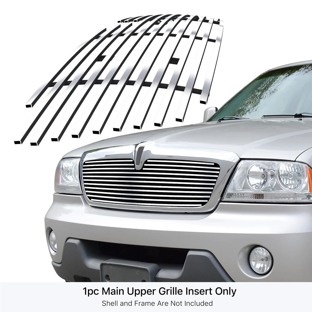Stainless Chrome Billet Grille Insert for Lincoln Aviator (2003-2005)