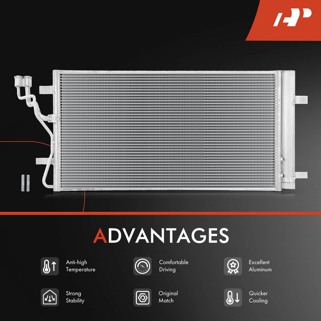A/C Condenser with Receiver Drier for Kia Seltos (2021–2023)