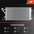 A/C Condenser with Receiver Drier for Kia Seltos (2021–2023)