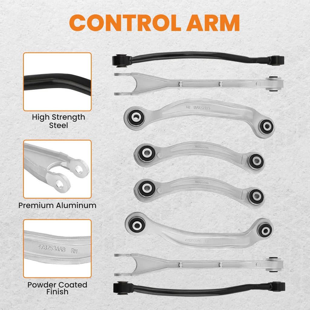8pc Control Arms for Chrysler 300C (2005-2016)