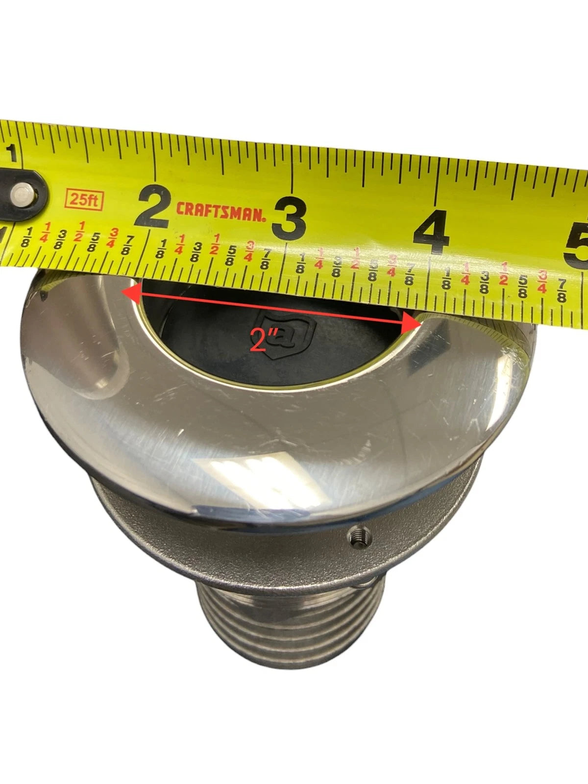 Marine Stainless Steel Thru-Hull Scupper for Attwood 66555-1 (OEM)