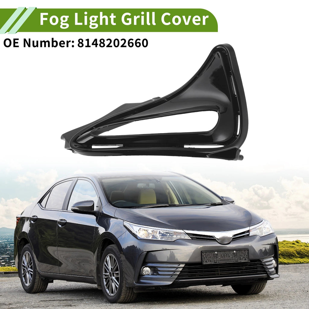 1 Pc Fog Light Grill for Toyota Corolla (2017–2018) No. 8148202660