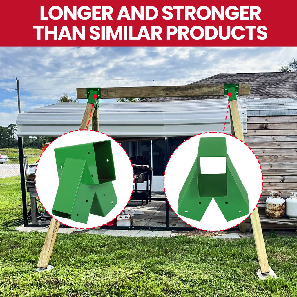 Set of 2 A-Frame Brackets for Swing Set (Fits Various Models)